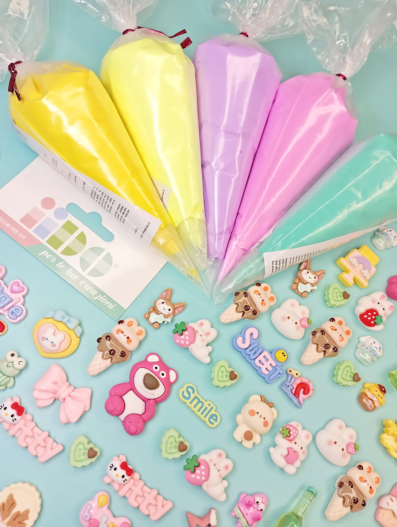 Vendita accessori e materiali per Tufting, Kawaii, Decoden cream a Roma