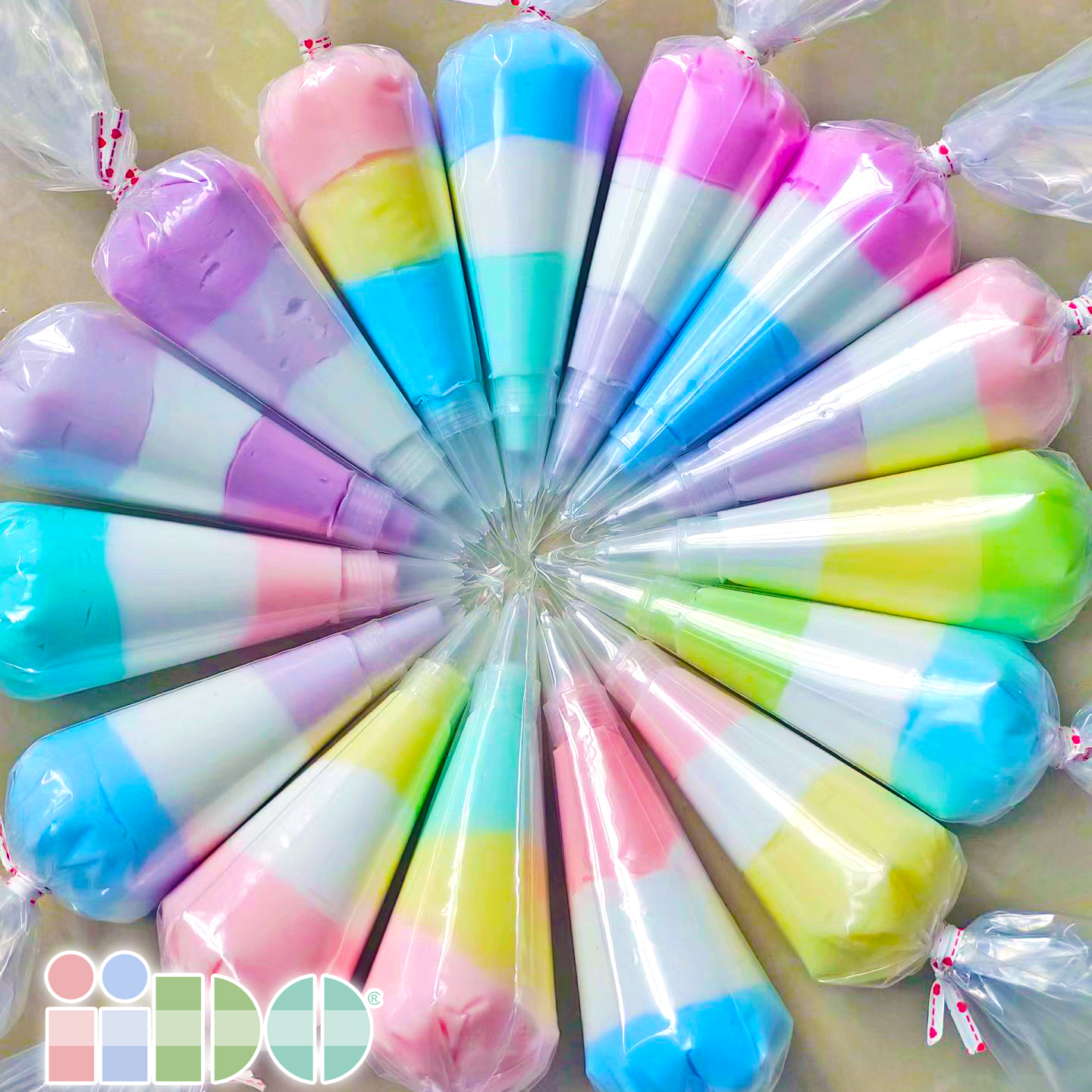 decoden cream glu colla cremosa decorativa multicolore by iido