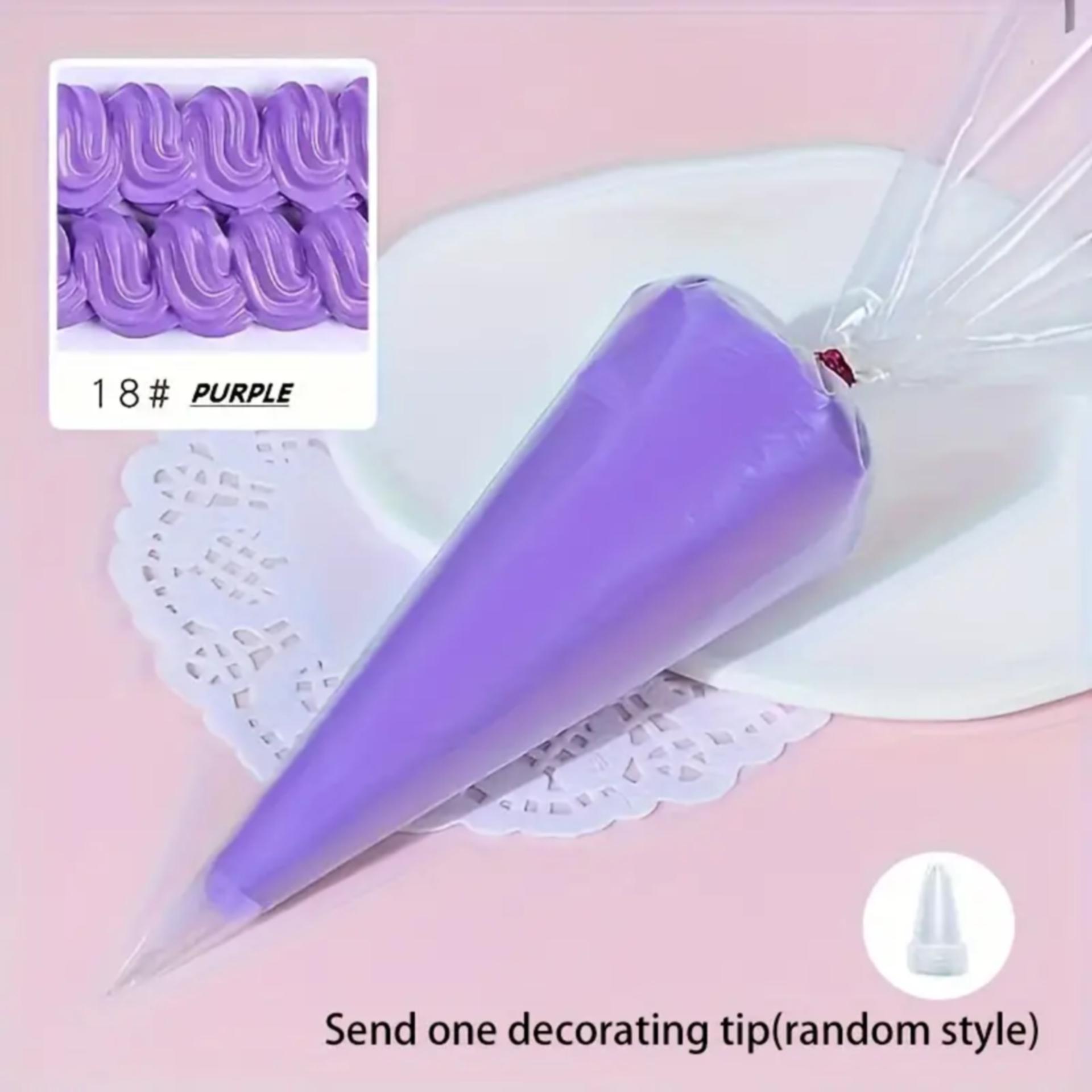 Cream Glue Whipped Cream - Finta panna decorativa Decoden in Sac à poche colore viola - da iido rivenditore a Roma