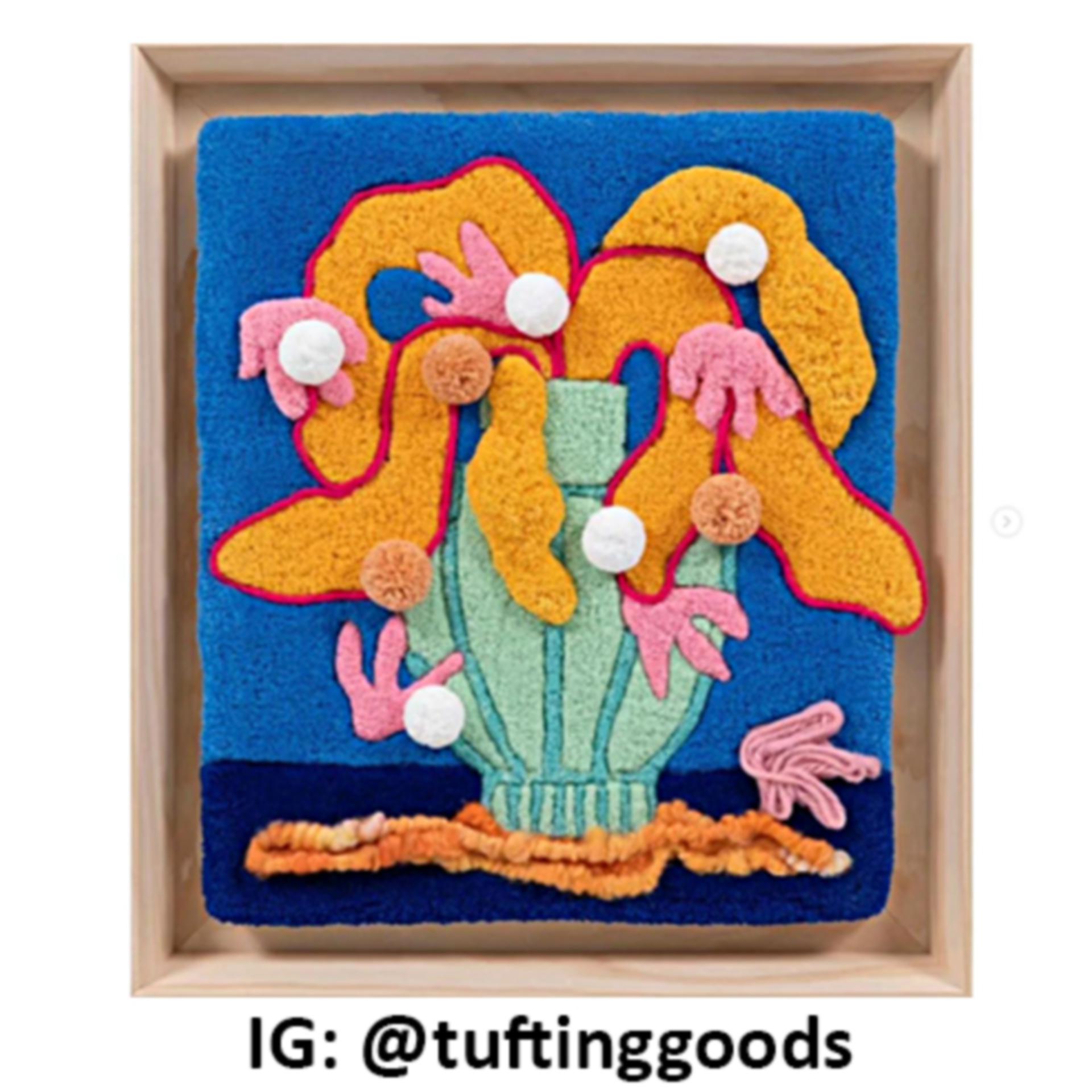 artista del tufting, crea tappeti artistici, in instagram tuftinggoods - Consigliati d iido, Roma